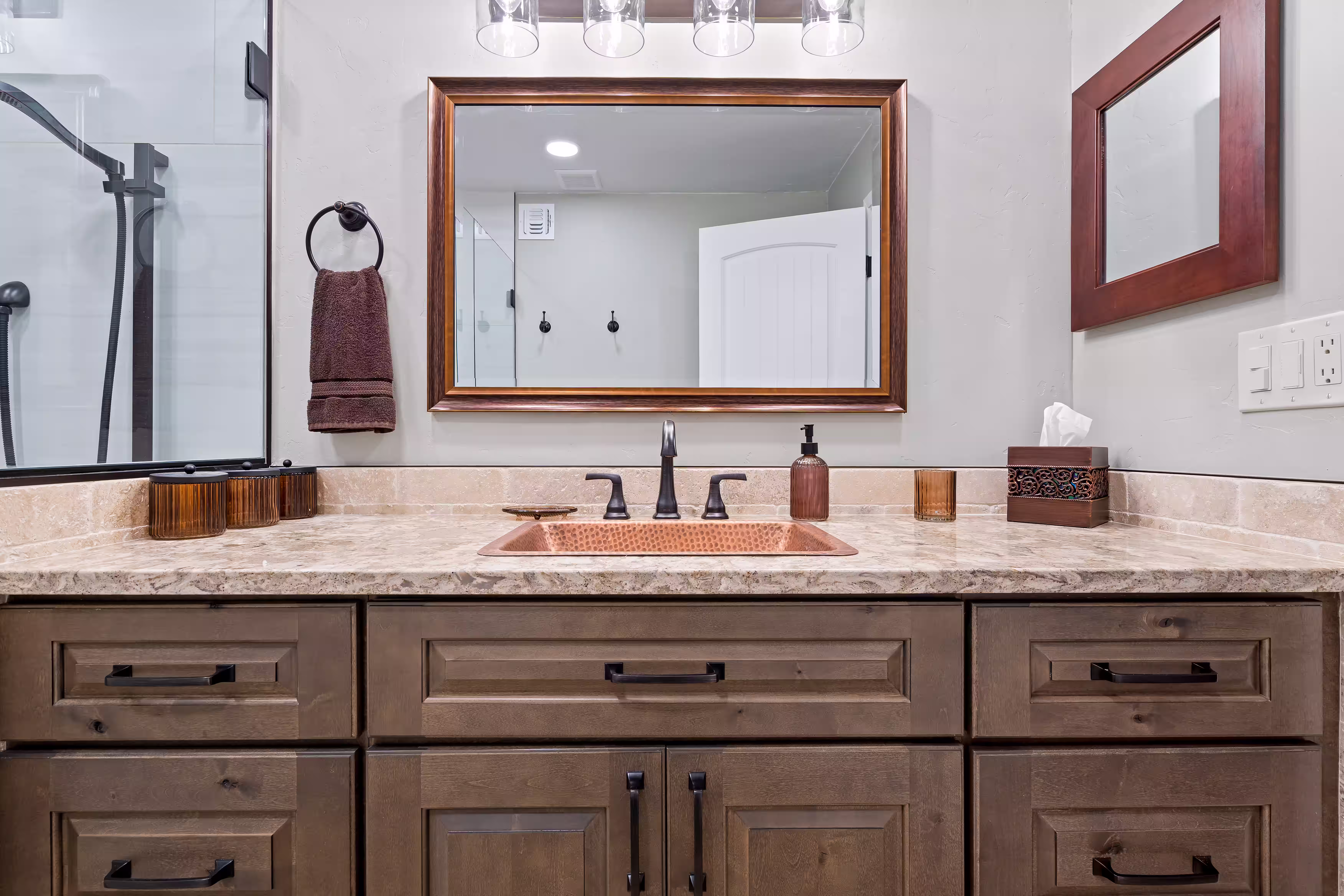 Display of Mirror Installation/Framing